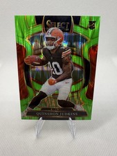2025 Panini Select Concourse Quinshon Judkins RC #55 Neon Green Shock Prizm /699