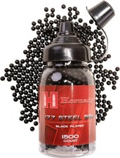 Hornady Black Plated .177 Caliber Steel Bb Gun Bbs 1500 Count Hornady Black Plated .177 Caliber Steel Bb Gun Bbs 1500 Count