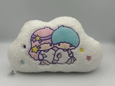 Little Twin Stars Cloud Plush Pillow Kiki and Lala Sanrio Loot Crate Embroidered