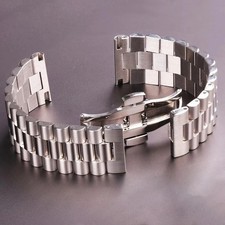 20MM Presidential Jubilee Stainless Steel Strap Metal Bracelet Wrist Watch Band