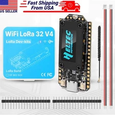 Heltec V4 LoRa Wifi ESP32 Bluetooth GPS Board +IPX Antenna+ Case for Meshtastic