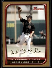 2008 Bowman #152 Adam LaRoche Gold Baseball Card 3901P