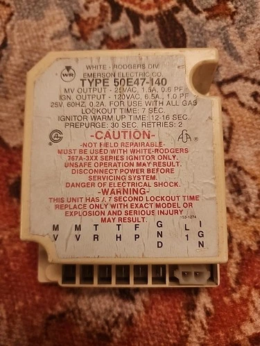 White Rodgers 50E47-140 Ignition Control Circuit Board Module used 