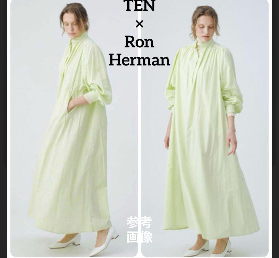 TEN Ron Herman Kaftan Dress Light Green Long One Piece Size