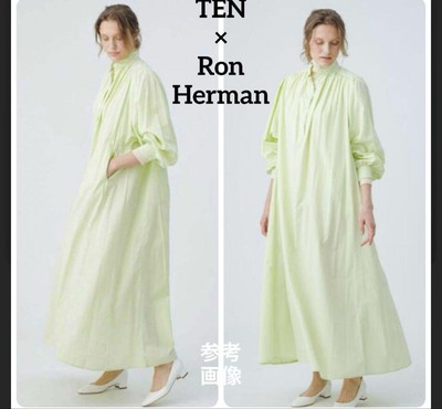 TEN Ron Herman Kaftan Dress Light Green Long One Piece Size