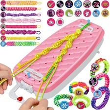 Dpai Friendship Bracelet Making Kit for Girls DIY Jewelry Craft Set Pink
