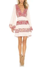 Free People My Love Mini Dress in Pink Size Medium