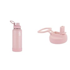 Takeya Actives Insulated Stainless Steel Water Bottle with Spout Lid, 32 Ounce,