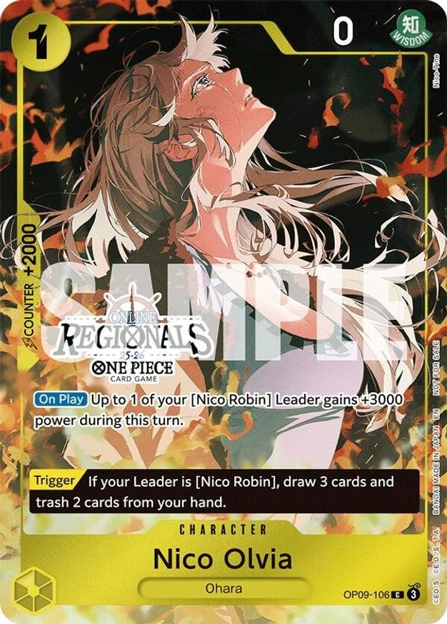 Nico Olvia OP09-106 One Piece Promotion Cards for sale | eBay