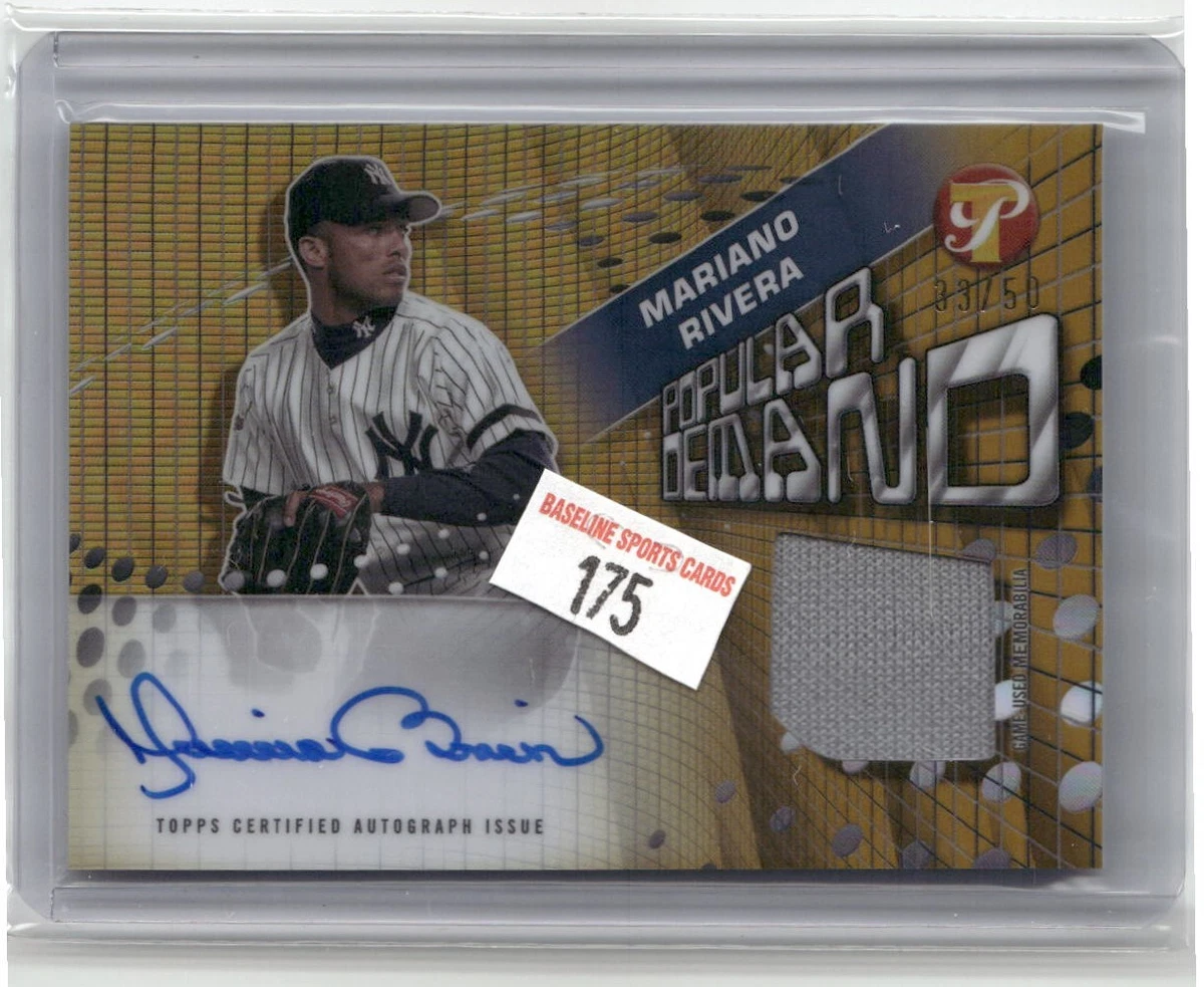 MLB Mariano a サインカード MLB Mariano a サインカード MLB Mariano Rivera Signed Trading Cards