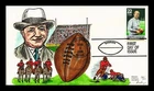 US COVER KNUTE ROCKNE NOTRE DAME FOOTBALL FDC PASLAY HAND PAINTED