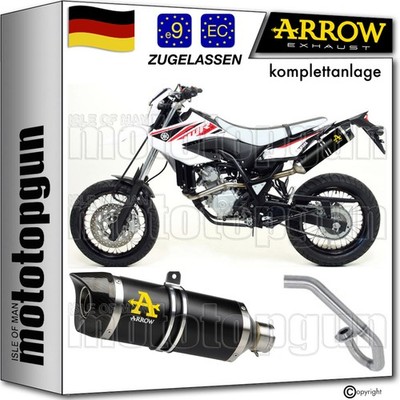 ARROW KOMPLETTANLAGE KK THUNDER SCHWARZ C YAMAHA WR 125 R 2013 13 2014 14