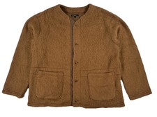 Engineered Garments Mohair Blend Cardigan Sweater Brown Oversized Men’s Small