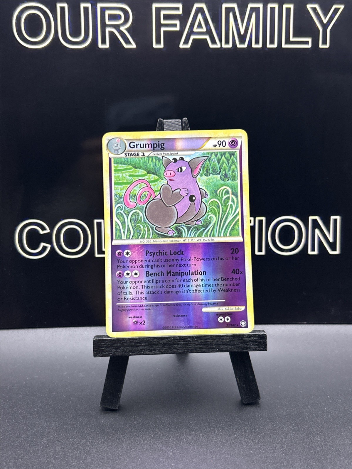 Pokemon TCG Triumphant 23/102 Grumpig Reverse Holo