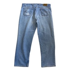 Vintage 90s Levi's 540 Flex Relaxed Fit Jeans Men W44 L30 Light Wash Made in USA