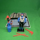 GI JOE Vintage Action Figure SNAKE EYES Complete with Full Card Back 1991