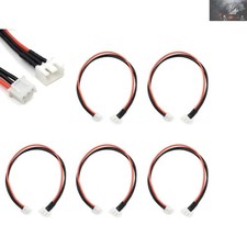 Silicone 200mm JST-XH 2S Balance Plug Leads - 5 Pack for Efficient DIY Charging