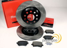 Metzger Bremsscheiben Ø 282 mm Bremsbeläge hinten für VW Golf 5 GTI