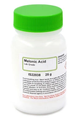 INNOVATING SCIENCE Lab-Grade Malonic Acid, 25g - The Curated Chemical Collection
