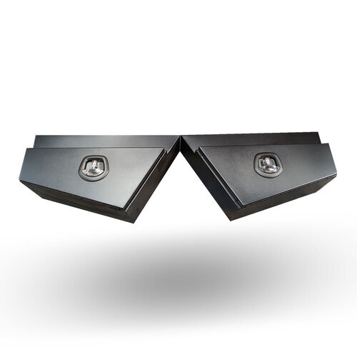 Pair of Aluminium Undertray Toolbox Under Tray Underbody Tool Box UTE Made In AU - Picture 58 of 101