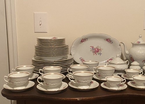 Vintage Rare Wawel Wav 11 72 Piece China Set - Picture 4 of 15