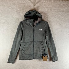The North Face Women's Zip Up Canyonlands Fleece Hoodie Gray Heather Size S NWT