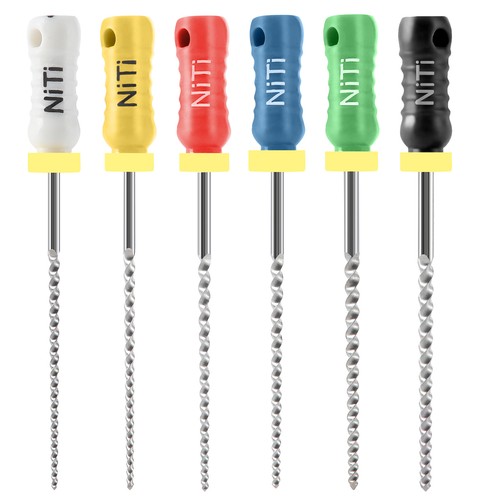 JMU Dental Endodontic Endo Root Canal Niti K-Files 21/25/28/31mm Hand Use, 6pcs - Picture 26 of 27