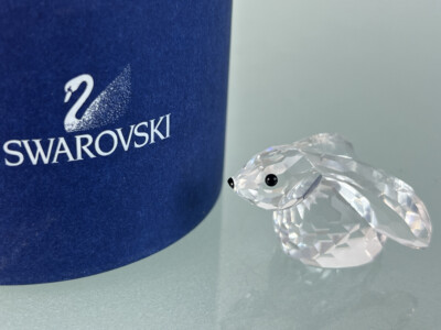 Swarovski 二羽の鳥のクリスタルフィギュア　高さ９cm SWAROVSKI スワロフスキー クリスタル フィギュア インコ 鳥