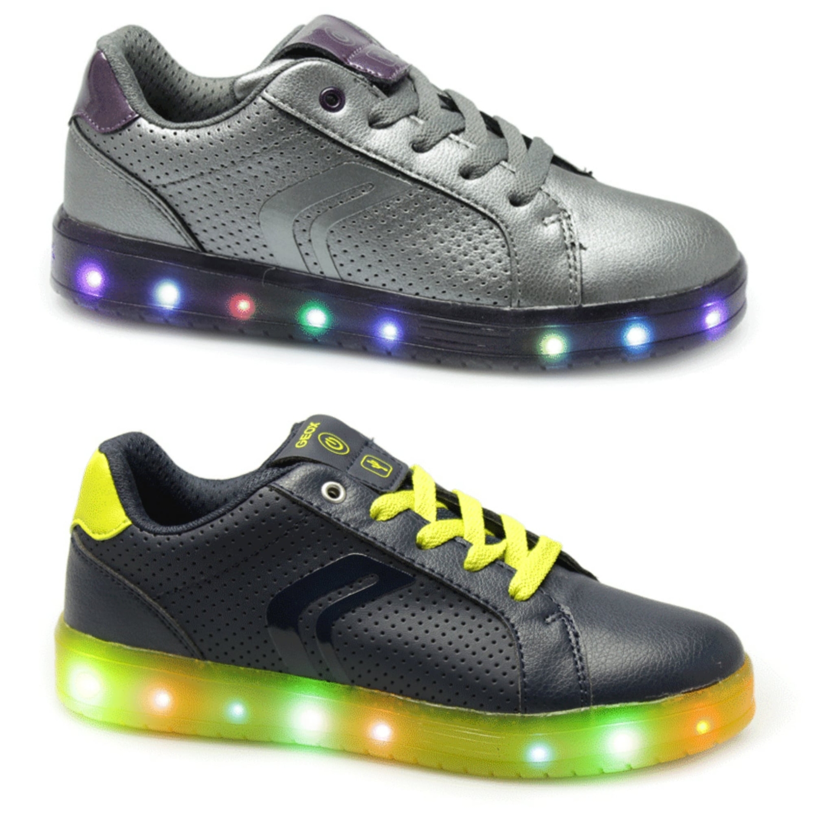 geox led writing shoes