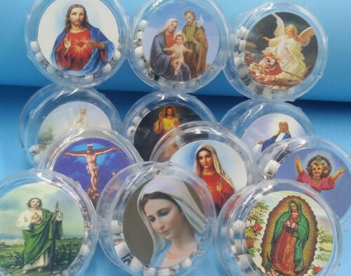 10 Baptism Favors, Rosaries,Scented,Recuerdos Bautizo Rosario,Communion,Wedding - Picture 2 of 10
