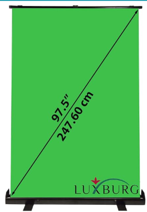 Fondo Verde chroma 150x200cm - portátil Profesional para Foto, Video