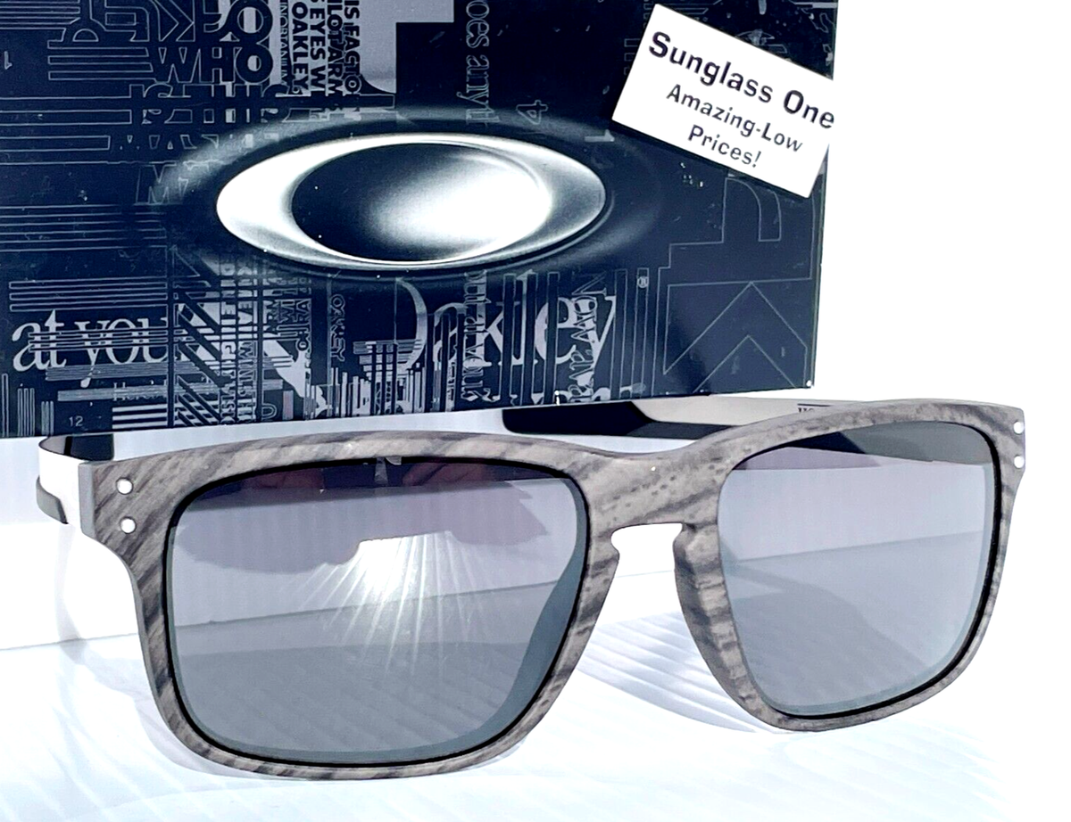 NEW Oakley HOLBROOK MIX Woodgrain w PRIZM BLACK Iridium Lens