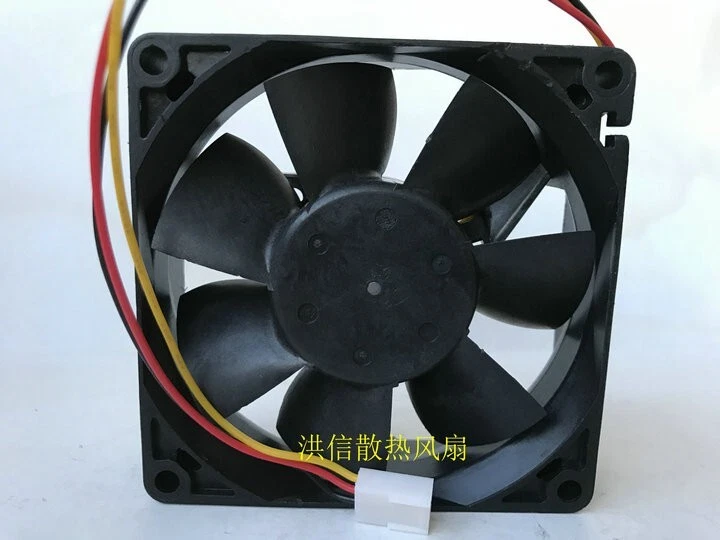 Nidec 8025 D08T-24TS9 04A 24V 0.15A 80mm 3-wire converter cooling fan - Image 4 of 4