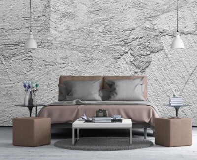 3D Gray Wall Texture ZHUA21287 Wallpaper Wall Murals Removable Self-adhesive Ann