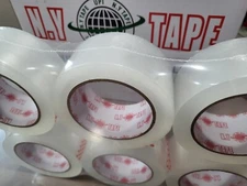 1-72 roll 2 x 110 Yards Clear Box Packing Tape 2.2 mil thickness ( made in NYC )