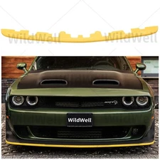 Front Bumper Lip Splitter Guard For 2018-2024 Dodge Challenger Widebody Hellcat