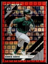 2019 Donruss Optic Pandora Red Khris Davis 03/99