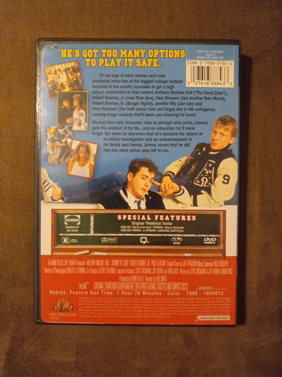 Johnny Be Good (DVD, 2009) Anthony Michael Hall Robert