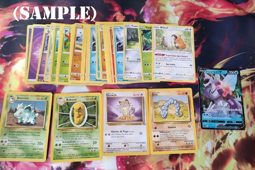 Lotto 20 CARTE POKÉMON Con 1 ULTRA RARA GARANTITA(V/Vmax/Ex/Gx/Shiny/Vastro) - Picture 10 of 13
