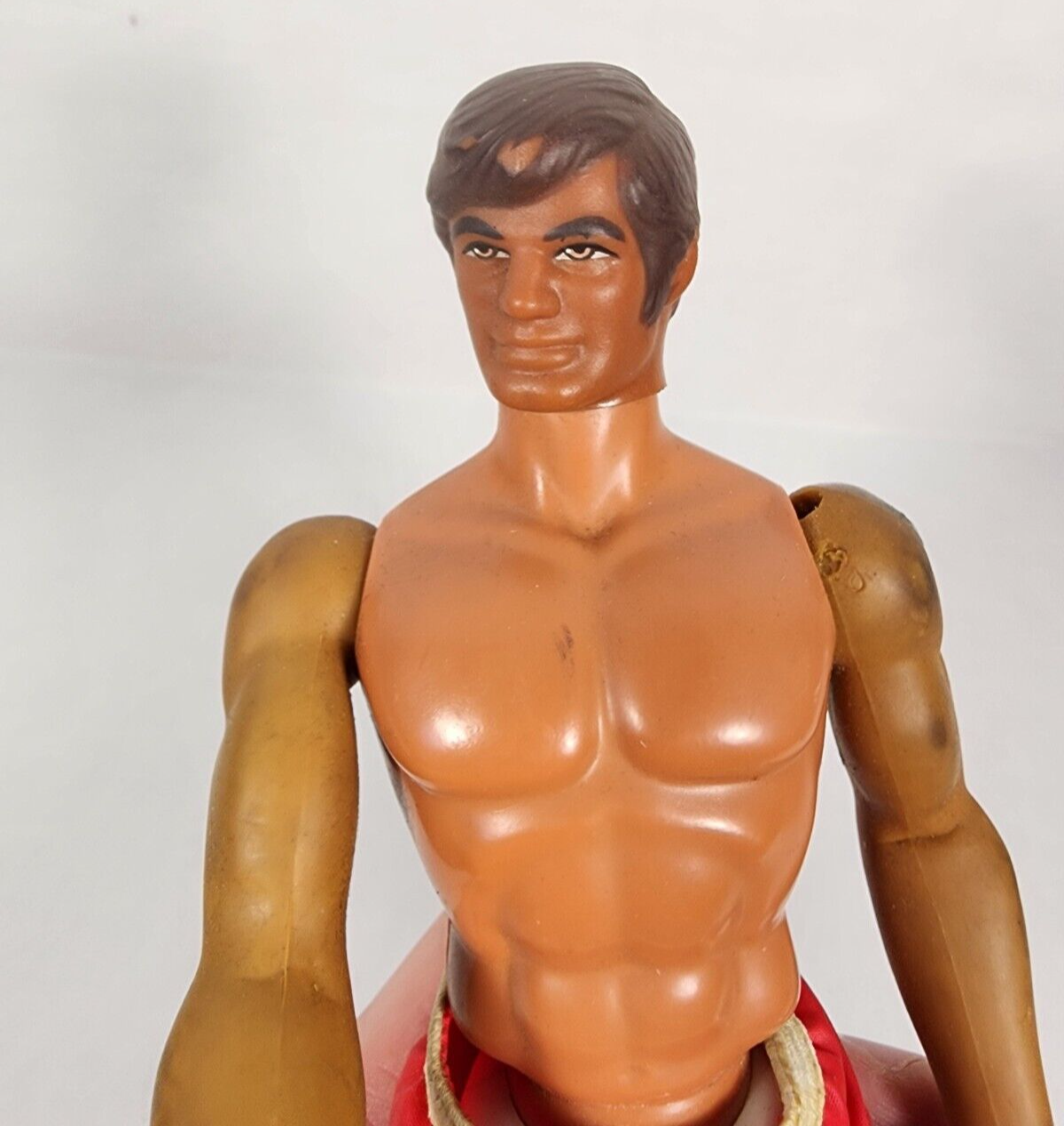 Vintage 1971 Big Jim Doll Karate Chop Action Mattel ASIS w/ Original