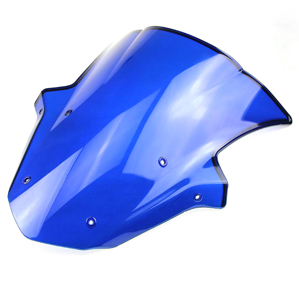 10枚ブルー Blue Windshield for Kawasaki ZX-10R 2011 2012 2013 2014