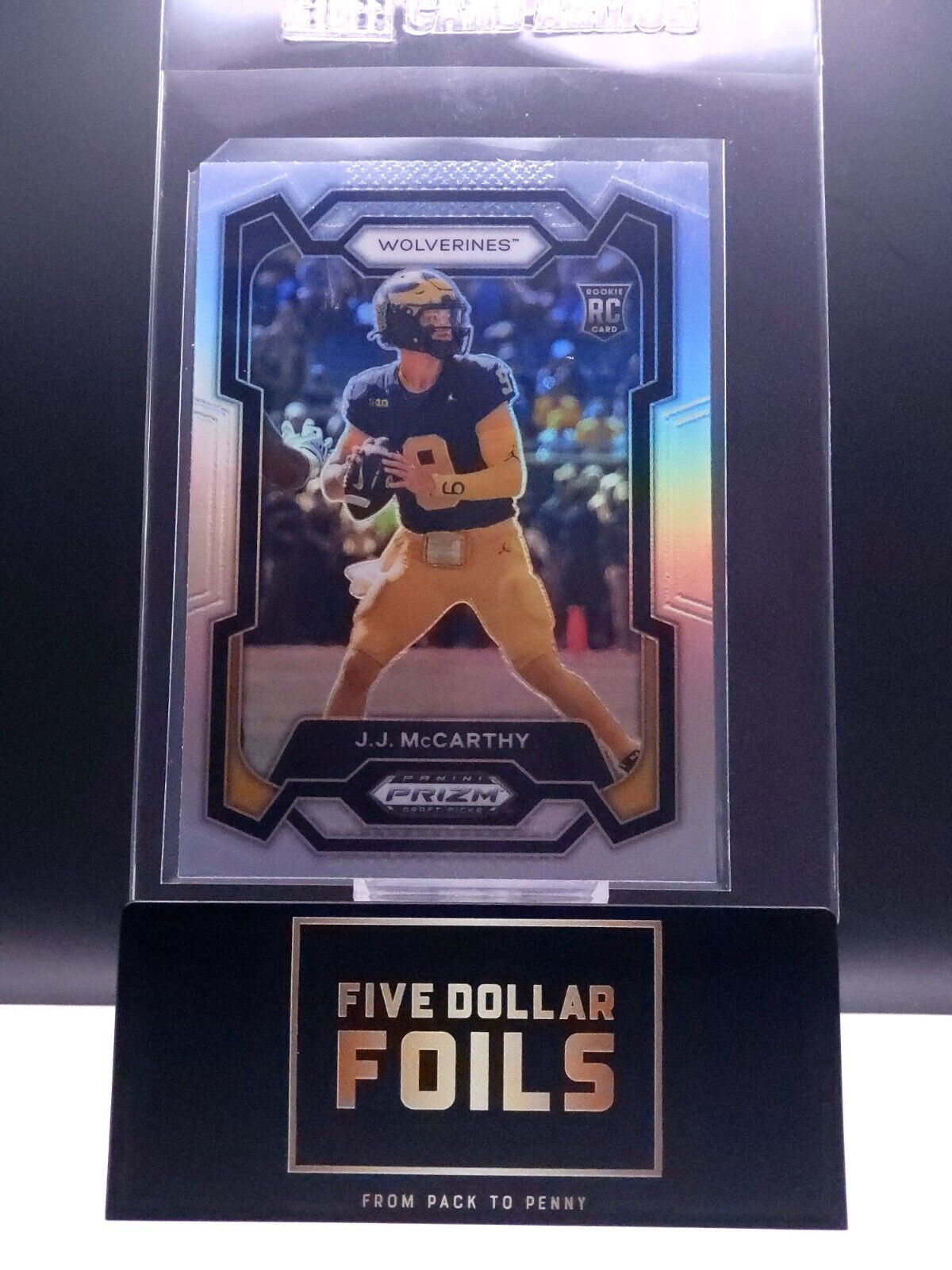 2024 Panini Prizm Draft Picks #132 J.J. McCarthy Silver