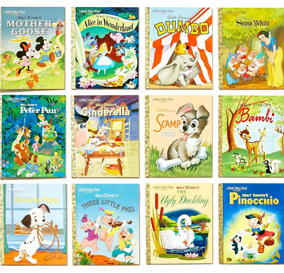 Disney Classic 12 Little Golden Picture Books Box Set, Hardcover
