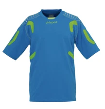 Uhlsport TorwartTECH AbrasionTech SHORT SLEEVE Soccer Goalkeeper Jersey Neon XL