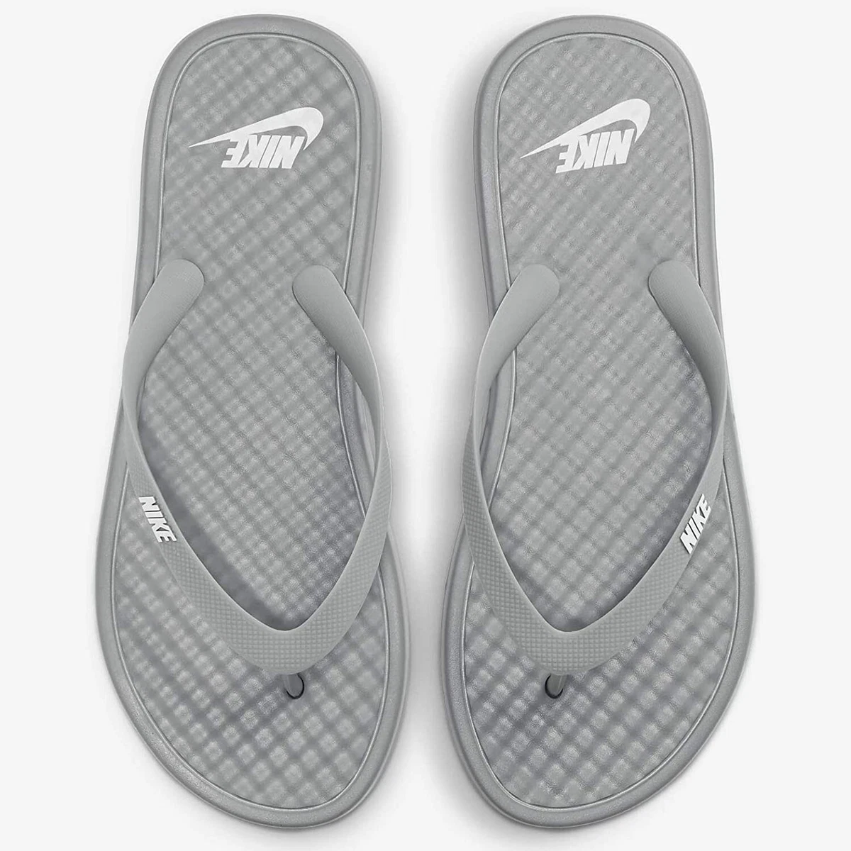 Nike On Deck Thong Flip Flop Sandals Color: Grey/White Size: 13 | eBay