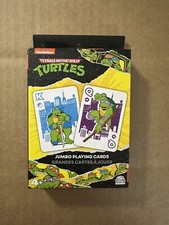 Teenage Mutant Ninja Turtles Jumbo Playing Cards Nickelodeon FS