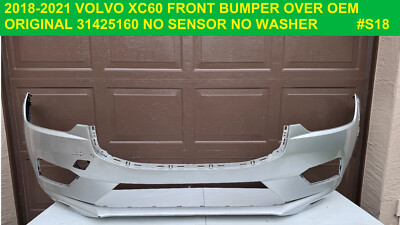 #ad #ad 2018 2021 VOLVO XC60 Front Bumper Cover OEM No Sensor No Washer 31425160 $299.50