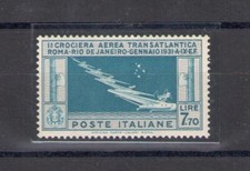 1930 Italia, Crociera Transatlantica Generale Balbo, Lire 7,70 - n 25 - MNH**