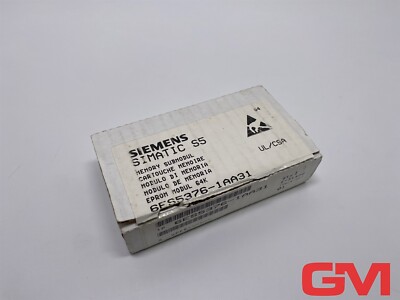Siemens Speichermodul 6ES5376-1AA31 memory module 376 E-Stand 01 Simatic S5