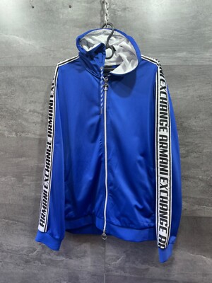EMPORIO ARMANI フルジップブルゾン16A EMPORIO ARMANI (エンポリオアルマーニ) ライン総柄ロゴ フルジップ
